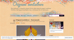 Desktop Screenshot of origami-modulowe.com